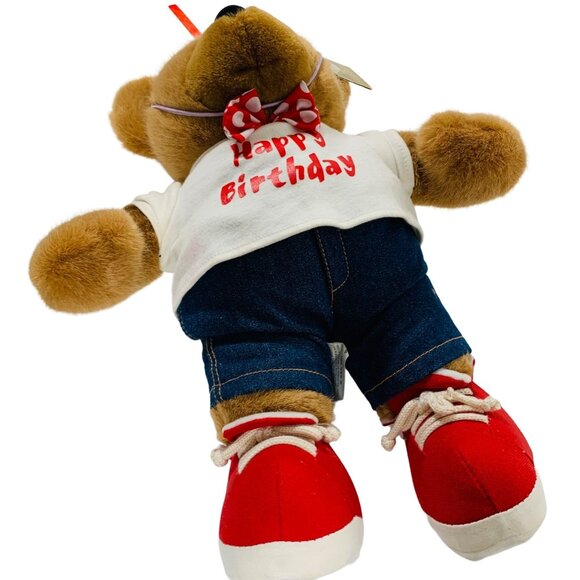 Galerie Birthday Teddy Bear Plush Party Brown Stuffed Animal Outfit Toy Gift - Picture 5 of 10